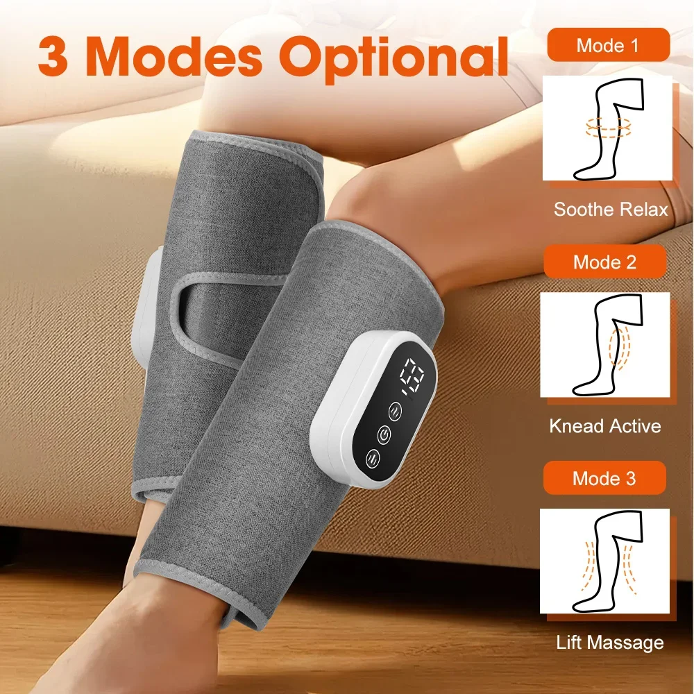 Electric Calf and Leg Massager for Blood Circulation with Heat, Powerful Air Pressure Leg Calf Massage Machine for Muscle Relax
Electric Calf and Leg Massager for Blood Circulation with Heat, Powerful Air Pressure Leg Calf Massage Machine for Muscle Relax