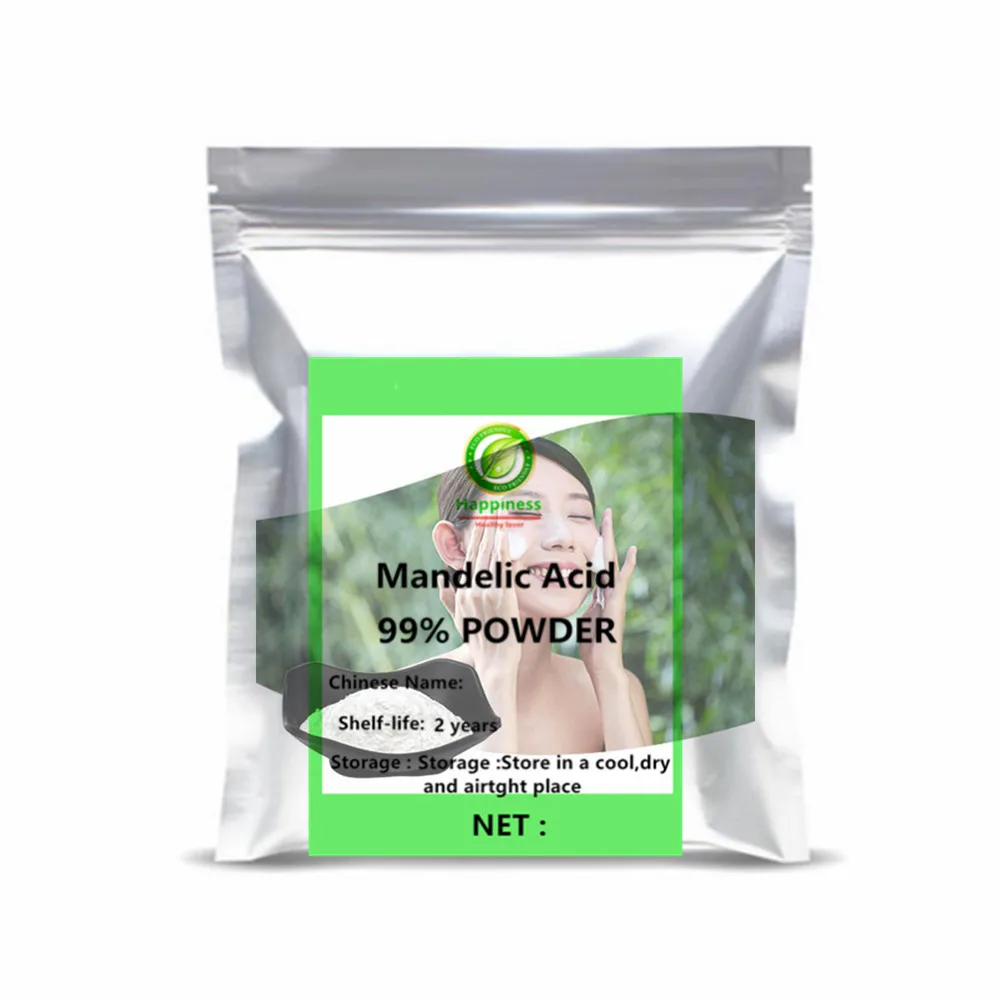 99% High Purity Mandelic Acid Powder, Popular Cosmetic Ingredient for Face Freckle Care, Moisture Proof Foil Bag Packaging for
99% High Purity Mandelic Acid Powder, Popular Cosmetic Ingredient for Face Freckle Care, Moisture Proof Foil Bag Packaging for
