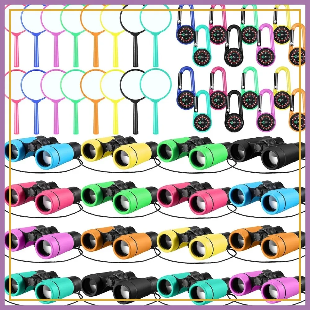 16 Pcs Kids Binoculars Set with Compass & Magnifying Glass for Outdoor Exploration
16 Pcs Kids Binoculars Set with Compass & Magnifying Glass for Outdoor Exploration