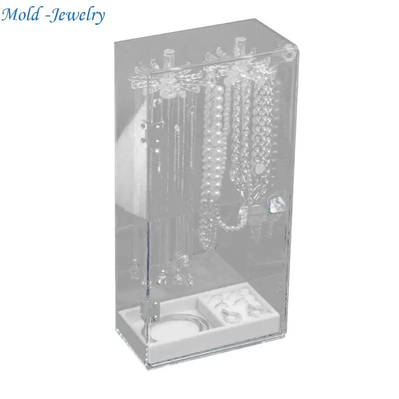 69HB Clear Jewelry Display Stand Rotating Necklace Bracelet Holder Dustproof Jewelry Storage Rack Show Bracket
69HB Clear Jewelry Display Stand Rotating Necklace Bracelet Holder Dustproof Jewelry Storage Rack Show Bracket