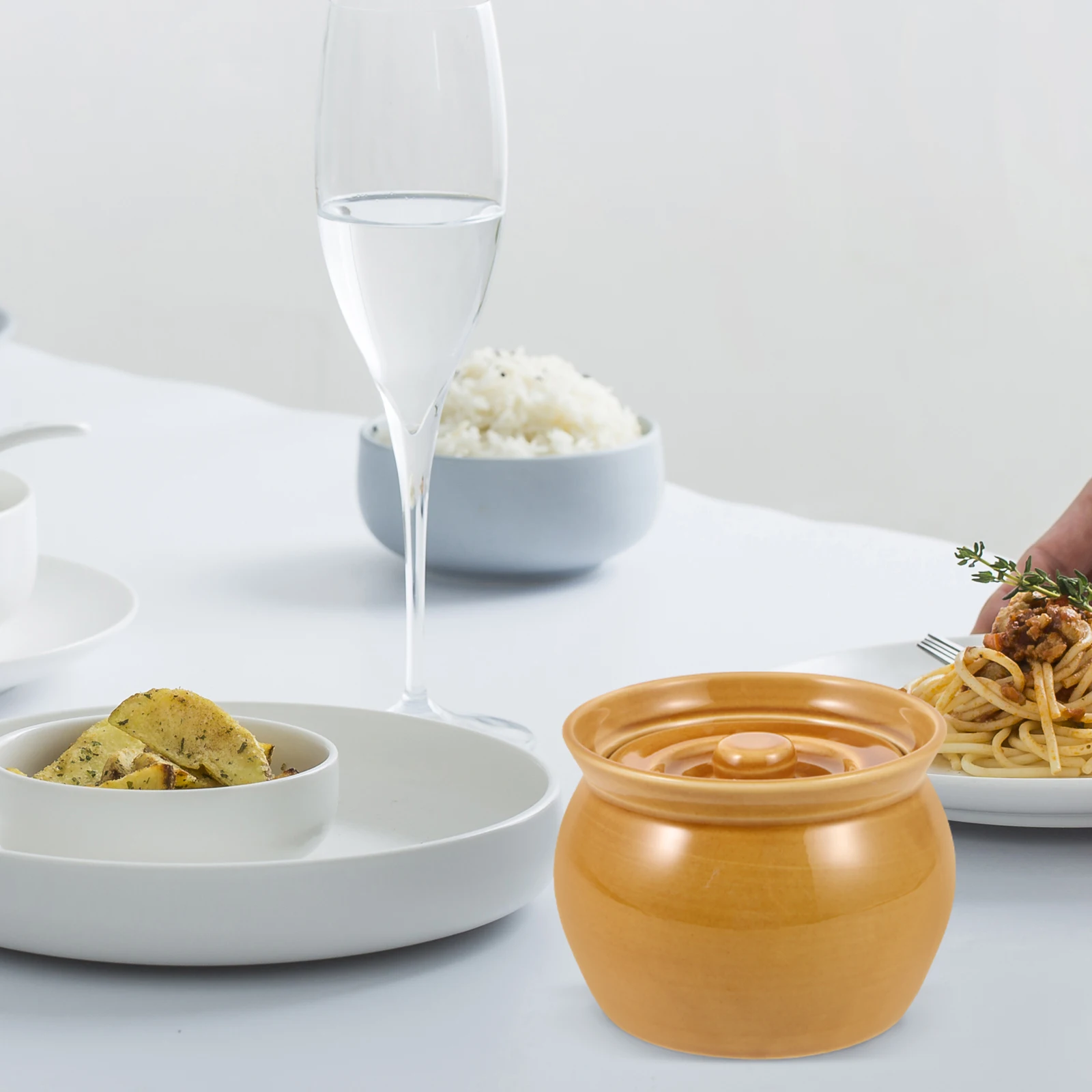 Ceramic Stew Bowl Lid Porcelain Steaming Pot Elegant Design Versatile Cooking Home Kitchen Tableware Ceramic Stew Pot
Ceramic Stew Bowl Lid Porcelain Steaming Pot Elegant Design Versatile Cooking Home Kitchen Tableware Ceramic Stew Pot