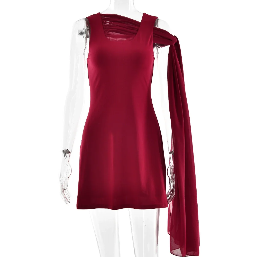 2025 spring and summer style square collar streamer short skirt fashionable hot-selling sexy sleeveless dress
2025 spring and summer style square collar streamer short skirt fashionable hot-selling sexy sleeveless dress