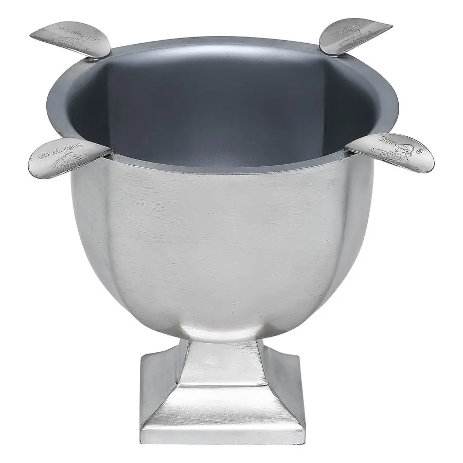 Cigar Ashtrays Box Pressed Ashtray, Brushed Silver
Cigar Ashtrays Box Pressed Ashtray, Brushed Silver