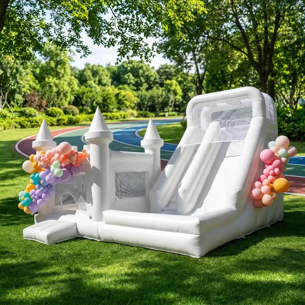 PVC Inflatable Bounce House Bouncy Castle, Easy Setup For Kids Party Festival Commercial Rental Use
PVC Inflatable Bounce House Bouncy Castle, Easy Setup For Kids Party Festival Commercial Rental Use