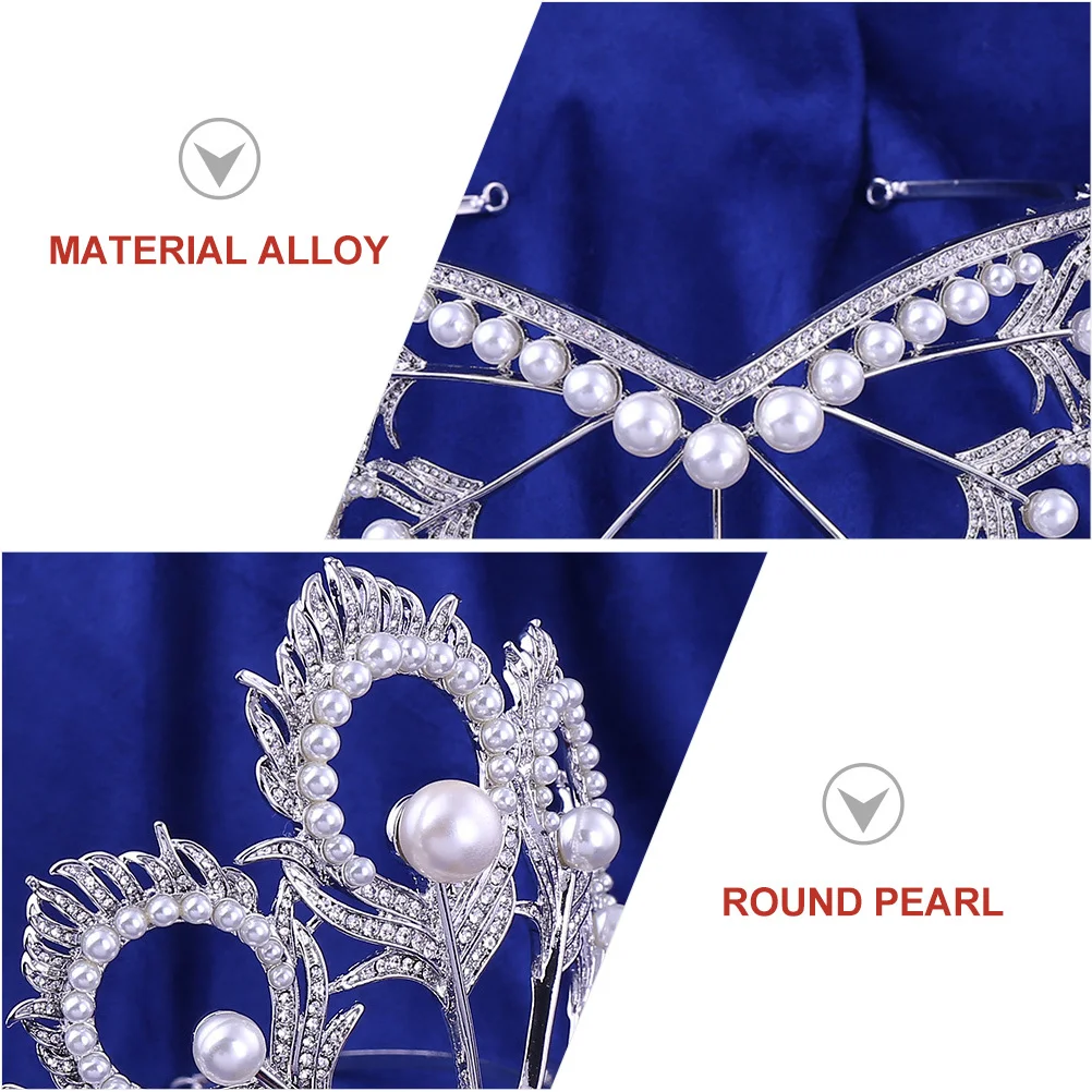 1 шт. Жемчужная свадебная корона-ободок с блестками, из сплава, для свадебного банкета, вечеринки, женский аксессуар для волос
1 шт. Жемчужная свадебная корона-ободок с блестками, из сплава, для свадебного банкета, вечеринки, женский аксессуар для волос