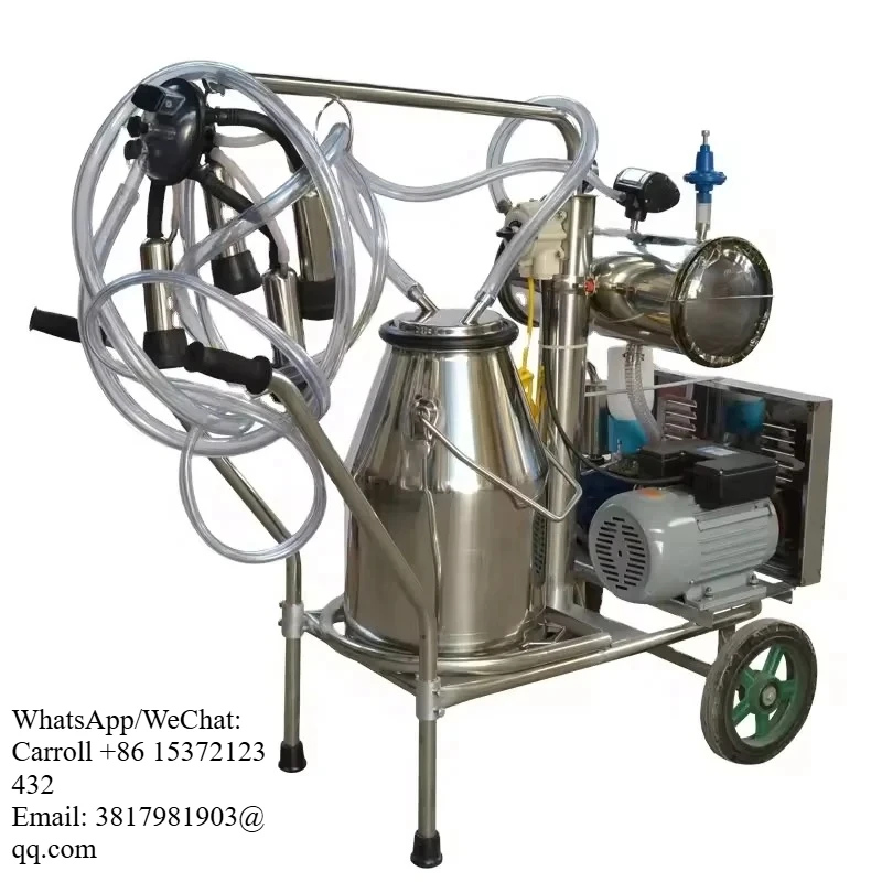 Bucket Cow Milking Machine Transparent Bucket Milking Machine Vacuum Pump Type Pakistan 90*78*89cm Provided 2 Years CN JIA 220V
Bucket Cow Milking Machine Transparent Bucket Milking Machine Vacuum Pump Type Pakistan 90*78*89cm Provided 2 Years CN JIA 220V