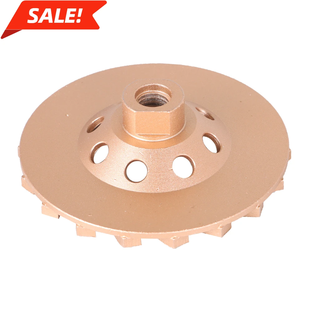 5" 18 Turbo Grinding Wheels Diamond Segments 5/8-11" Arbor For Concrete Masonry
5" 18 Turbo Grinding Wheels Diamond Segments 5/8-11" Arbor For Concrete Masonry