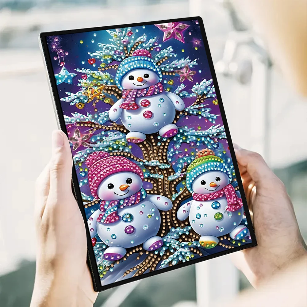 50-Page A5 Christmas Snowman Diamond Painting Notebook for Adult Holiday Gift
50-Page A5 Christmas Snowman Diamond Painting Notebook for Adult Holiday Gift