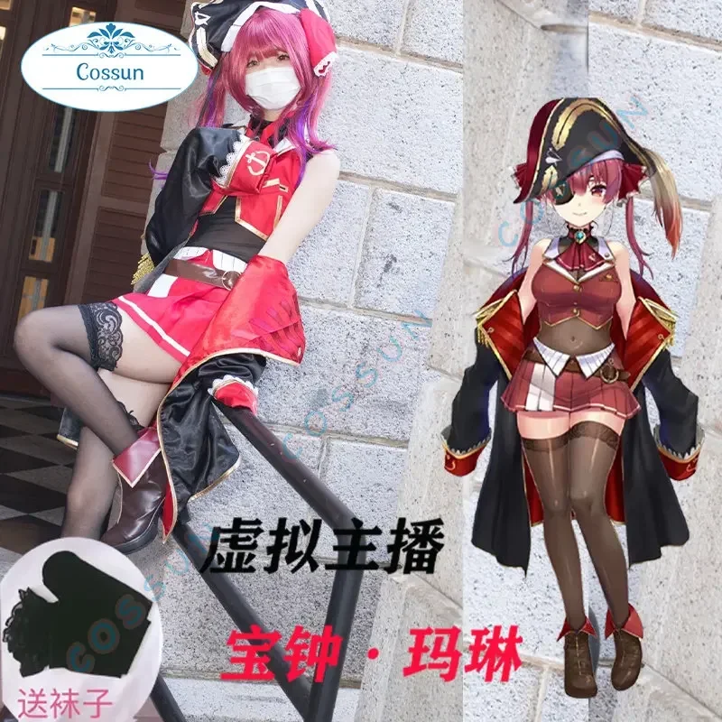 Vtuber Hololive Houshou Marine Captain платье униформа косплей костюм Хэллоуин вечерние наряд для женщин новый
Vtuber Hololive Houshou Marine Captain платье униформа косплей костюм Хэллоуин вечерние наряд для женщин новый