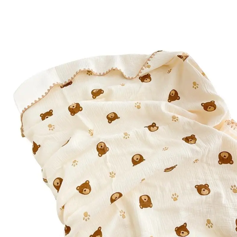 F3KC Baby Blanket Unisex Wrap Soft Blankets Neutral Receiving Blanket 4 Layer Blanket for Boys & Girls Baby Showers Present
F3KC Baby Blanket Unisex Wrap Soft Blankets Neutral Receiving Blanket 4 Layer Blanket for Boys & Girls Baby Showers Present