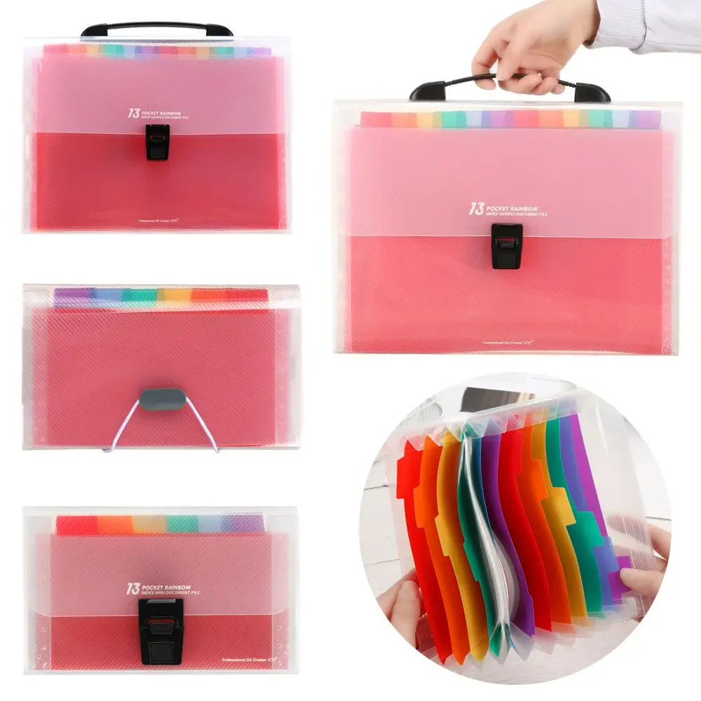 A6/A4 Plastic 13 Pockets Expanding File Folder Office Organizer Document Holder Bag File Case
A6/A4 Plastic 13 Pockets Expanding File Folder Office Organizer Document Holder Bag File Case