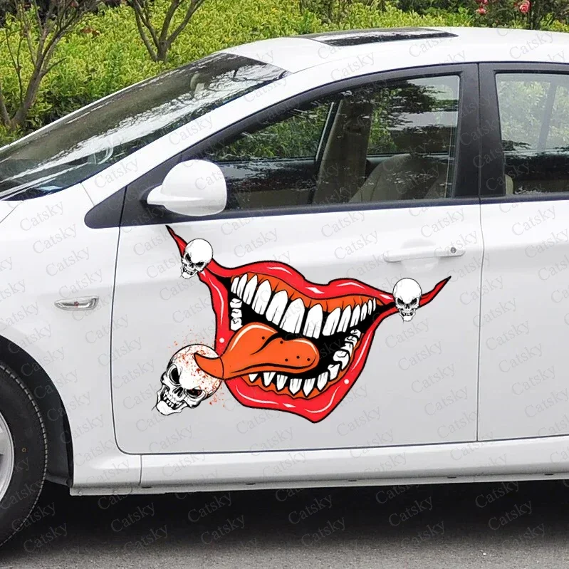 teeth vampire fangs scary skull Body Side Sticker Universal Vinyl Self-Adhesive Decorative Accessory Personalized Car Decal
teeth vampire fangs scary skull Body Side Sticker Universal Vinyl Self-Adhesive Decorative Accessory Personalized Car Decal