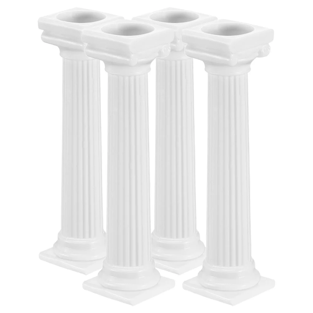 4 Pcs Roman Column Support Rod Cake Columns Stackers for Tiered Stick Supports Stacking Decorative Stand Wedding Pillars Cakes
4 Pcs Roman Column Support Rod Cake Columns Stackers for Tiered Stick Supports Stacking Decorative Stand Wedding Pillars Cakes