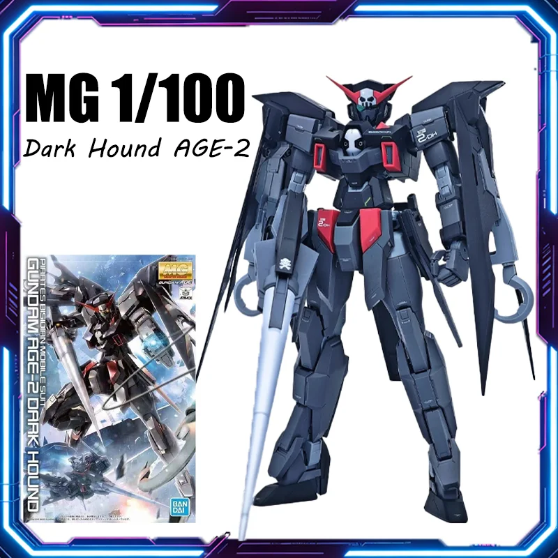 Bandai MG 1/100 AGE-2 Dark Hound Plastic Assembly Model Kit Anime Action Figure Collectible Toy Desktop Ornament Gifts
Bandai MG 1/100 AGE-2 Dark Hound Plastic Assembly Model Kit Anime Action Figure Collectible Toy Desktop Ornament Gifts