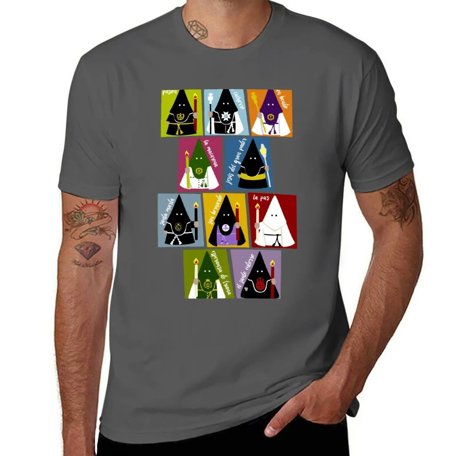 Футболка Seville Holy Week, мужские футболки для мужчин, повседневные мужские футболки с рисунком, футболка
Футболка Seville Holy Week, мужские футболки для мужчин, повседневные мужские футболки с рисунком, футболка