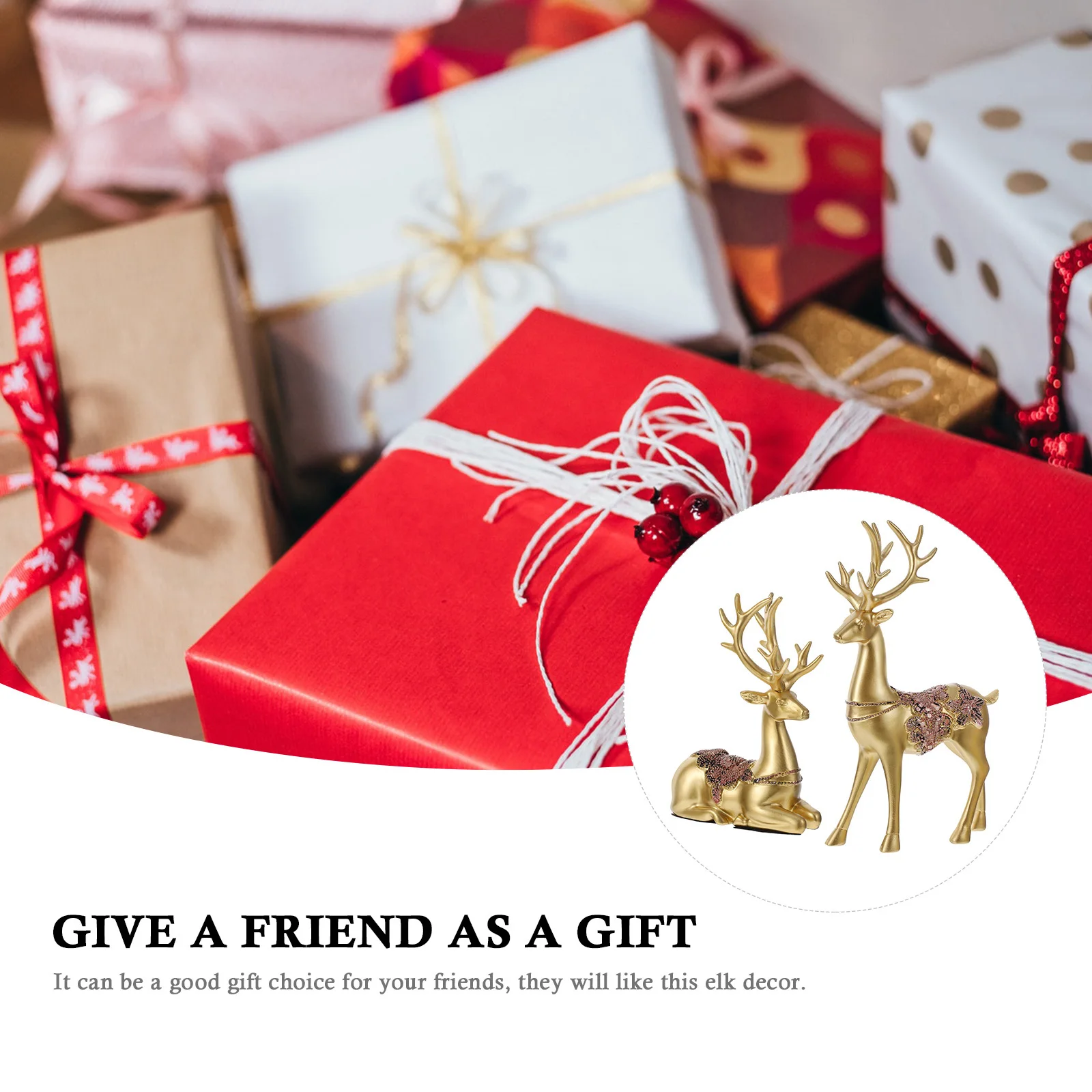 1Pair Elk Desktop Deer Ornament Unique Elk Decoration Tabletop Adornment for Home Office Living Room Party Supply
1Pair Elk Desktop Deer Ornament Unique Elk Decoration Tabletop Adornment for Home Office Living Room Party Supply