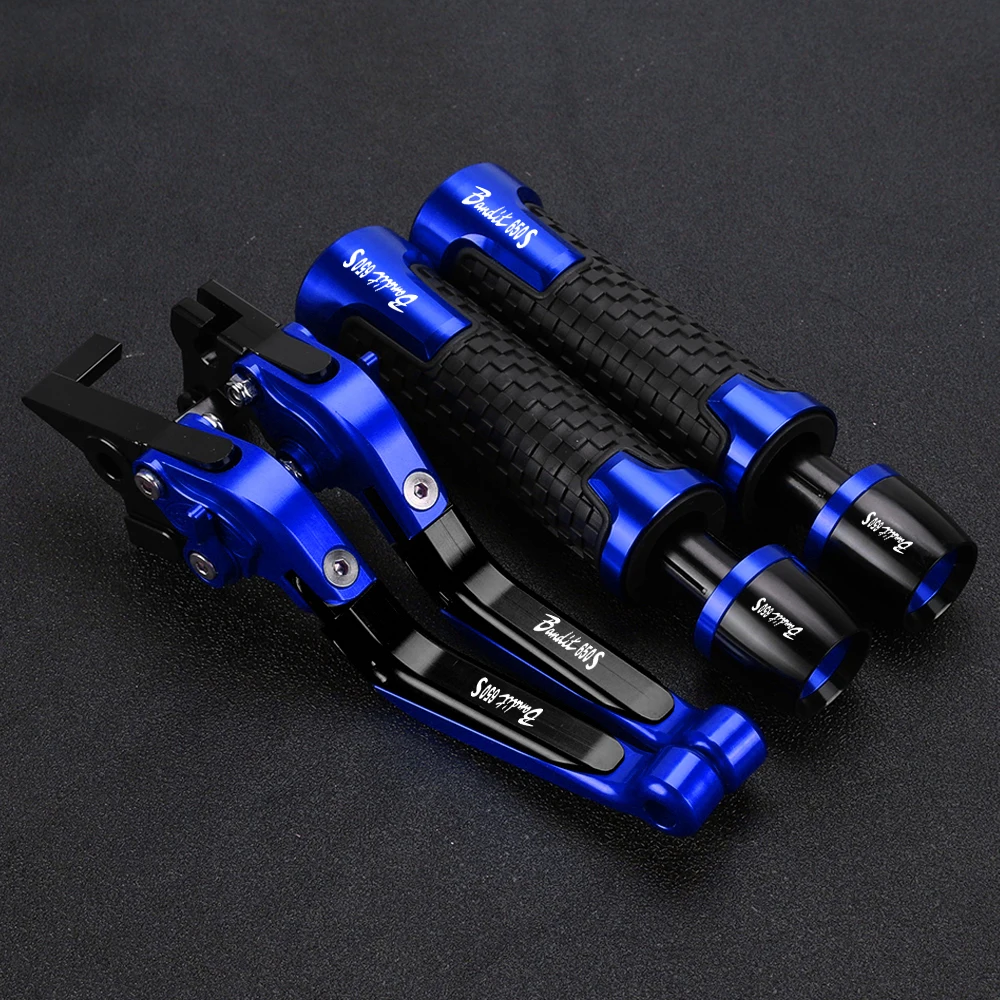 Motorcycle Accessories Folding Adjustable Brake Clutch Levers Handle Bar End Grips Caps Aluminum CNC for SUZUKI BANDIT650S 2015
Motorcycle Accessories Folding Adjustable Brake Clutch Levers Handle Bar End Grips Caps Aluminum CNC for SUZUKI BANDIT650S 2015