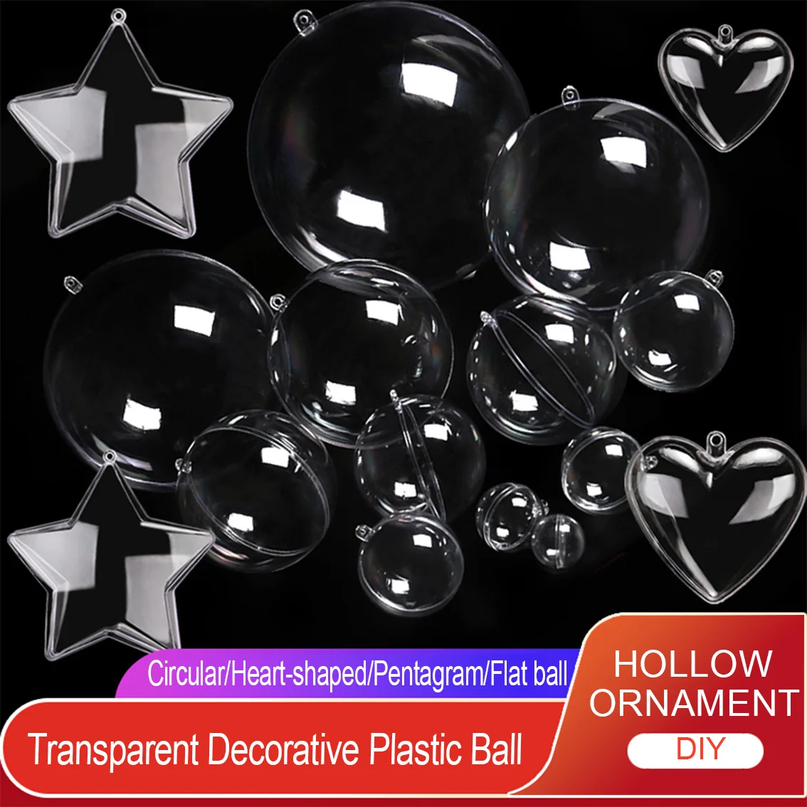 1-20Pcs 1-20cm DIY Transparent Hollow Hanging Alien Gift Box Plastic Ball for Christma Gift Wedding Party Decoration Hollow Ball
1-20Pcs 1-20cm DIY Transparent Hollow Hanging Alien Gift Box Plastic Ball for Christma Gift Wedding Party Decoration Hollow Ball