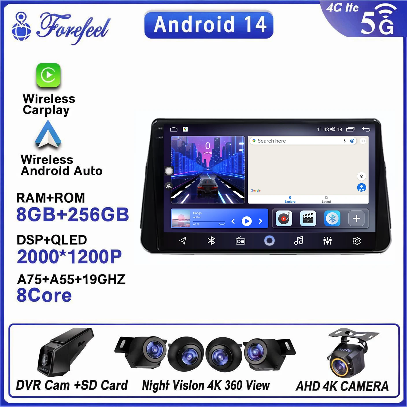 Android 14 Carplay Auto For NISSAN MICRA KICKS 2017 2018 2019 Car Radio Multimedia Video Player Navigation GPS No 2Din 2 Din 4G
Android 14 Carplay Auto For NISSAN MICRA KICKS 2017 2018 2019 Car Radio Multimedia Video Player Navigation GPS No 2Din 2 Din 4G