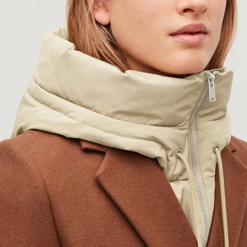 Winter Thickened Hooded Jacket Women Male Bracket Mock Collar Zipper Cape Beanies Casual Scarf Wind and Snow Cap for Motorcycle
Winter Thickened Hooded Jacket Women Male Bracket Mock Collar Zipper Cape Beanies Casual Scarf Wind and Snow Cap for Motorcycle