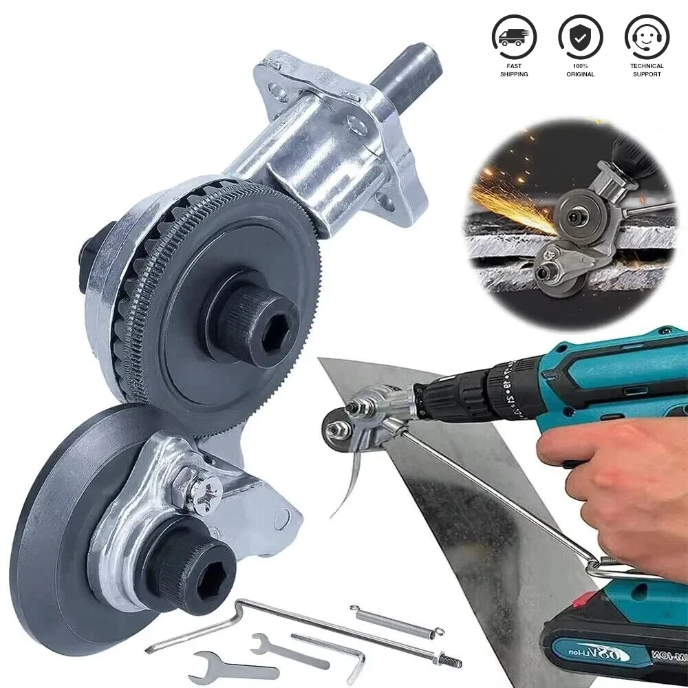 Electric Drill Convert Shears Plate Cutter Metal Sheet Cutter Tool Labor-saving Cutting Tool Sheet Metal Cut Electric Scissor
Electric Drill Convert Shears Plate Cutter Metal Sheet Cutter Tool Labor-saving Cutting Tool Sheet Metal Cut Electric Scissor