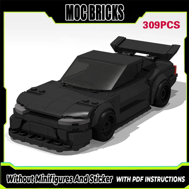 Speed Racing Car Model MOC Building Bricks S15 Black Two-Door Coupe Modular Technology Gifts Holiday Assemble Children Toys Suit
Speed Racing Car Model MOC Building Bricks S15 Black Two-Door Coupe Modular Technology Gifts Holiday Assemble Children Toys Suit