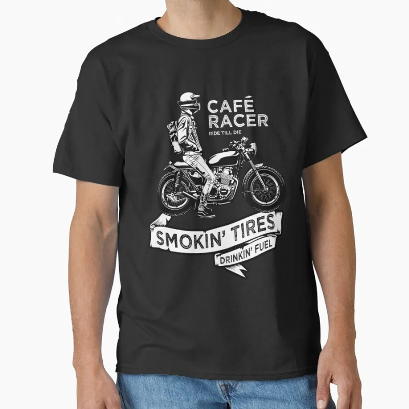 Cafe Racer Bikers Classic Motorcycle Rider 100% cotton printed Vintage T Shirt large size Adult tops S-6XL
Cafe Racer Bikers Classic Motorcycle Rider 100% cotton printed Vintage T Shirt large size Adult tops S-6XL