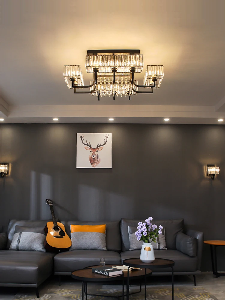 Dimmale LED Black Silver Gold Crystal Lamparas De Techo Ceiling 2024 Chandelier Ceiling Lamp For Living Room Dinning Room
Dimmale LED Black Silver Gold Crystal Lamparas De Techo Ceiling 2024 Chandelier Ceiling Lamp For Living Room Dinning Room