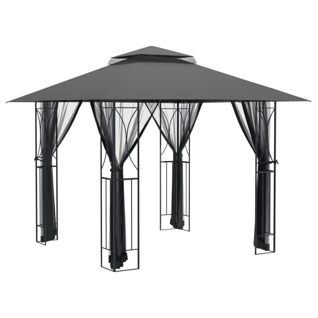 10x10 Steel Gazebo Sidewalls Double Roof Mesh Outdoor Canopy Backyard Party, Customized
10x10 Steel Gazebo Sidewalls Double Roof Mesh Outdoor Canopy Backyard Party, Customized