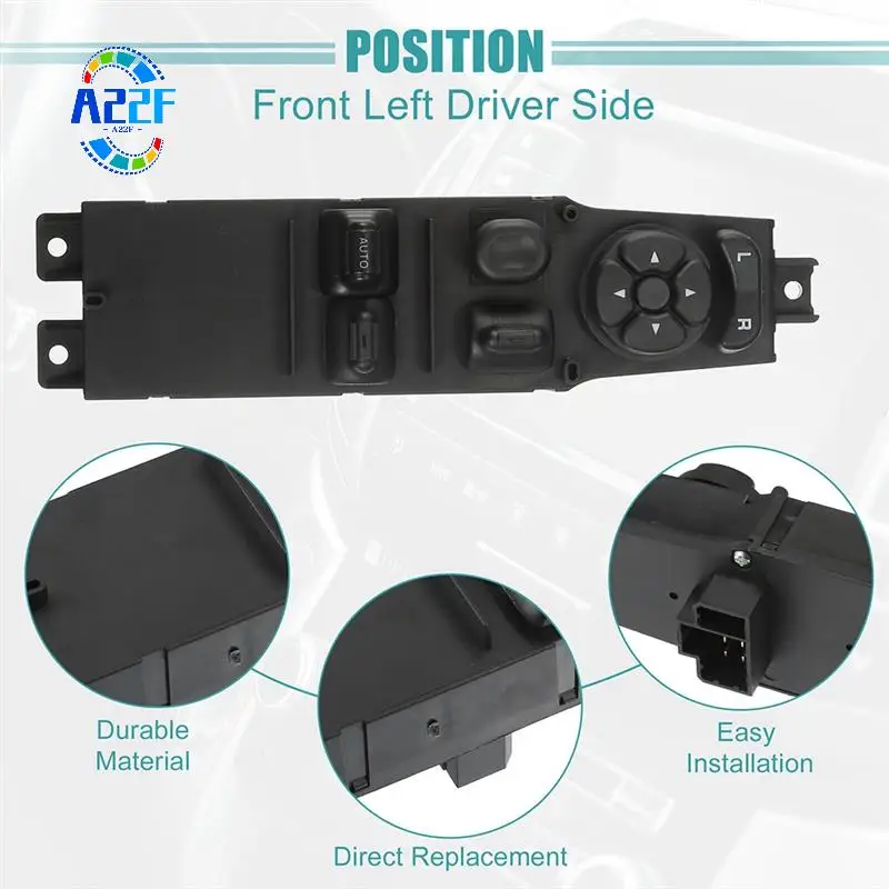 A22F-56045538AB Left Driver Power Master Window Switch For Dodge Dakota Club Cab 2001-2004 Car Supplies
A22F-56045538AB Left Driver Power Master Window Switch For Dodge Dakota Club Cab 2001-2004 Car Supplies