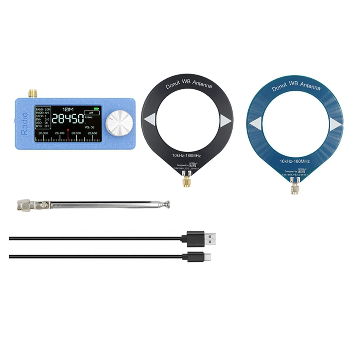 ASJQ-SI4732 Radio 10Khz-180Mhz LSB USB AM FM Pocket Radio All Band Radio Receiver HF SW MW VHF,ESP-32-S3
ASJQ-SI4732 Radio 10Khz-180Mhz LSB USB AM FM Pocket Radio All Band Radio Receiver HF SW MW VHF,ESP-32-S3