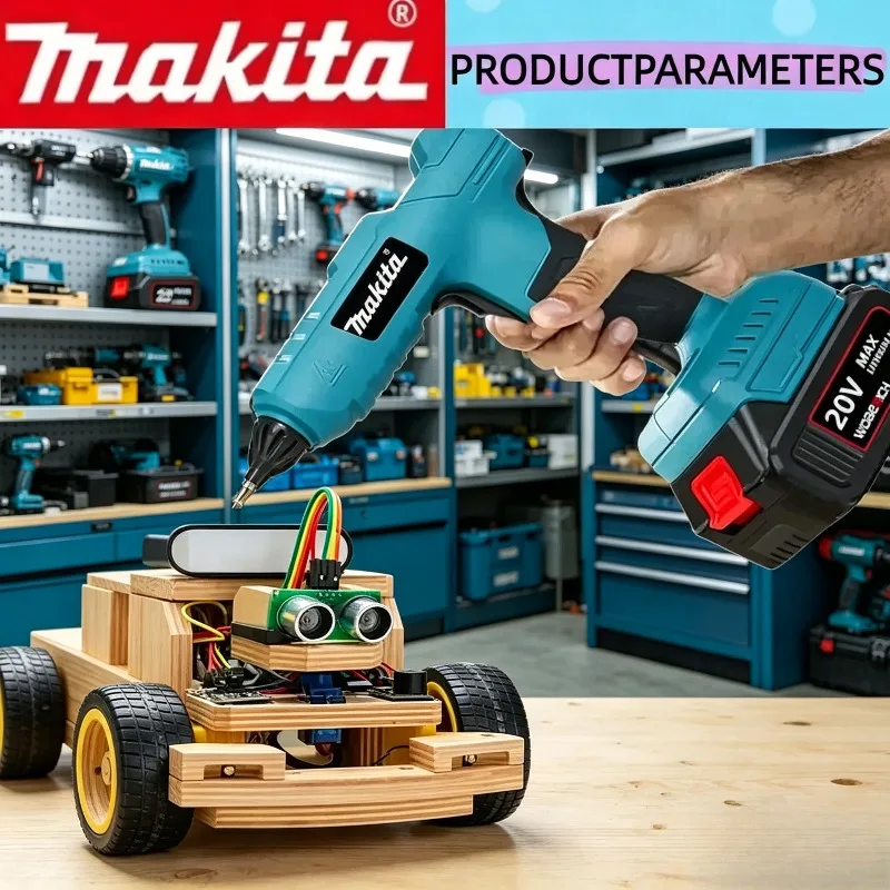 Makita Electric Handheld Hot Glue Gun Hot Melt Welding Hot Air Gun Anti-scald Nozzle 18V Tool Cordless Tool Repair DIY
Makita Electric Handheld Hot Glue Gun Hot Melt Welding Hot Air Gun Anti-scald Nozzle 18V Tool Cordless Tool Repair DIY