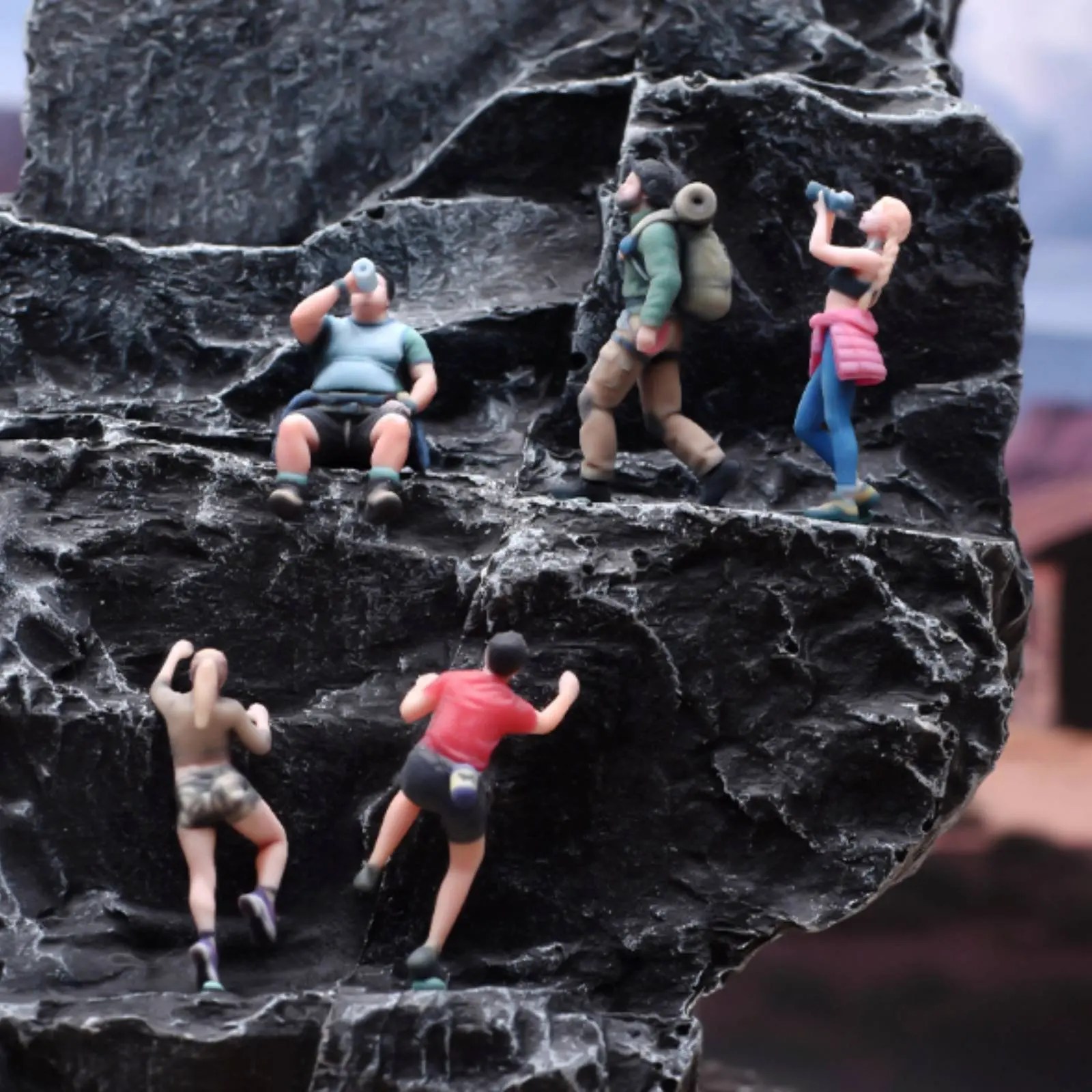 5 Pieces 1:64 Scale Climbing Figures Full Color Rock Climbing People Models Tiny People Miniatures Lifelike Poses for Hobbyists
5 Pieces 1:64 Scale Climbing Figures Full Color Rock Climbing People Models Tiny People Miniatures Lifelike Poses for Hobbyists