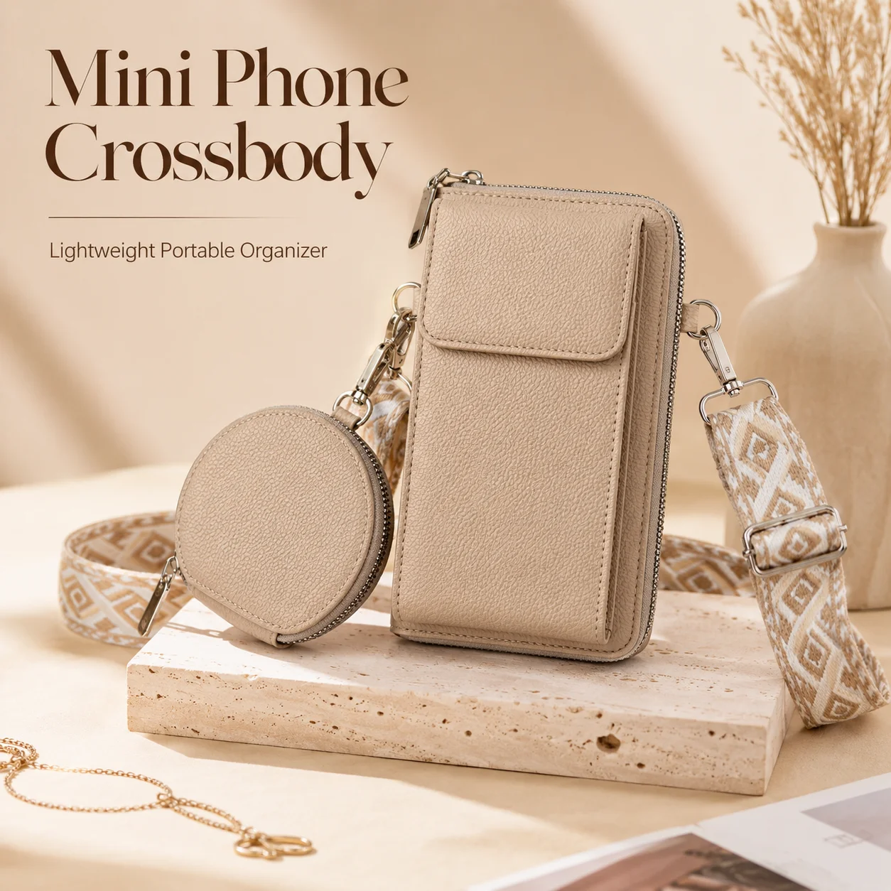 Geestock Women Mini Leather Cell Phone Adjustable Wide Shoulder Strap Lightweight Crossbody Bag For Casual Travel Shopping
Geestock Women Mini Leather Cell Phone Adjustable Wide Shoulder Strap Lightweight Crossbody Bag For Casual Travel Shopping