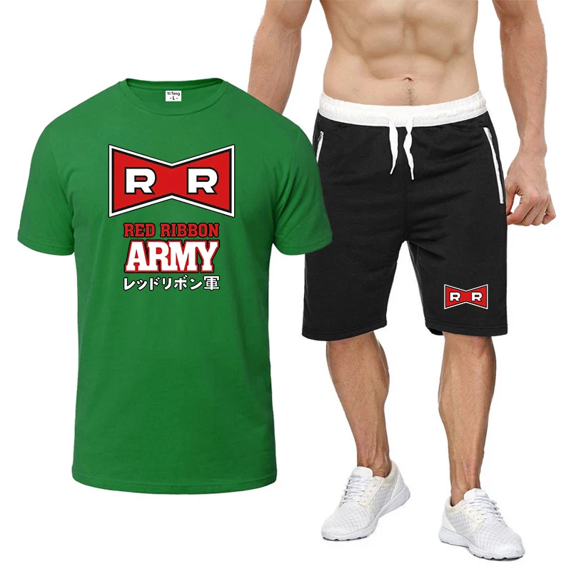 Red Ribbon Army Logo Print 2026 Solid Color Eye-catching Bright Colors Fashion Suits Summer Men's T-shirt+Short Pants Sets
Red Ribbon Army Logo Print 2026 Solid Color Eye-catching Bright Colors Fashion Suits Summer Men's T-shirt+Short Pants Sets