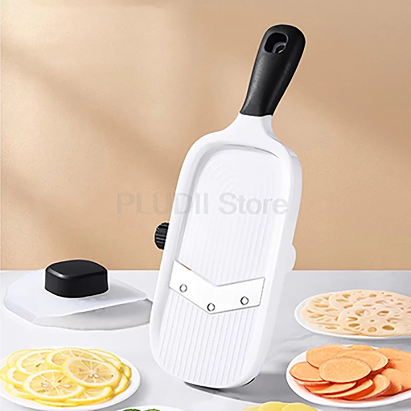 Многофункциональная овощерезка, регулируемая картофелерезка с V-образным лезвием и функцией предохранительного замка, ручка TPR для кухонного инструмента
Многофункциональная овощерезка, регулируемая картофелерезка с V-образным лезвием и функцией предохранительного замка, ручка TPR для кухонного инструмента