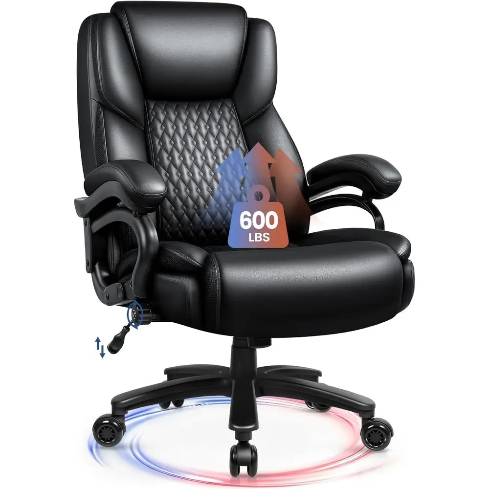 600lbs Capacity Ergonomic Big and Tall Office Chair with Adjustable Lumbar Support and Quiet Wheels
600lbs Capacity Ergonomic Big and Tall Office Chair with Adjustable Lumbar Support and Quiet Wheels