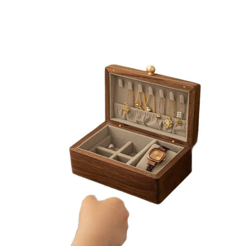 Solid Wood Jewelry Storage Box, High-end Exquisite Jewelry Box
Solid Wood Jewelry Storage Box, High-end Exquisite Jewelry Box