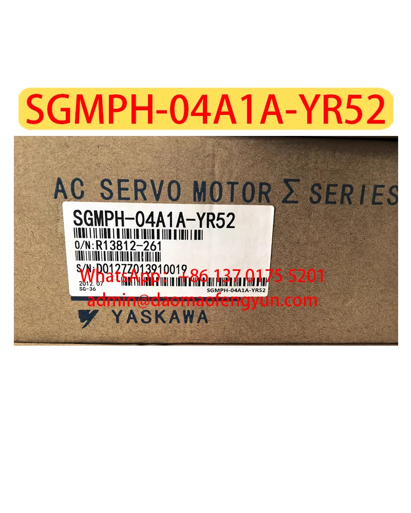 Servo Motor SGMPH-04A1A-YR52 Brand New SGMPH 04A1A YR52,Fast shipping,In Stock 
Servo Motor SGMPH-04A1A-YR52 Brand New SGMPH 04A1A YR52,Fast shipping,In Stock
