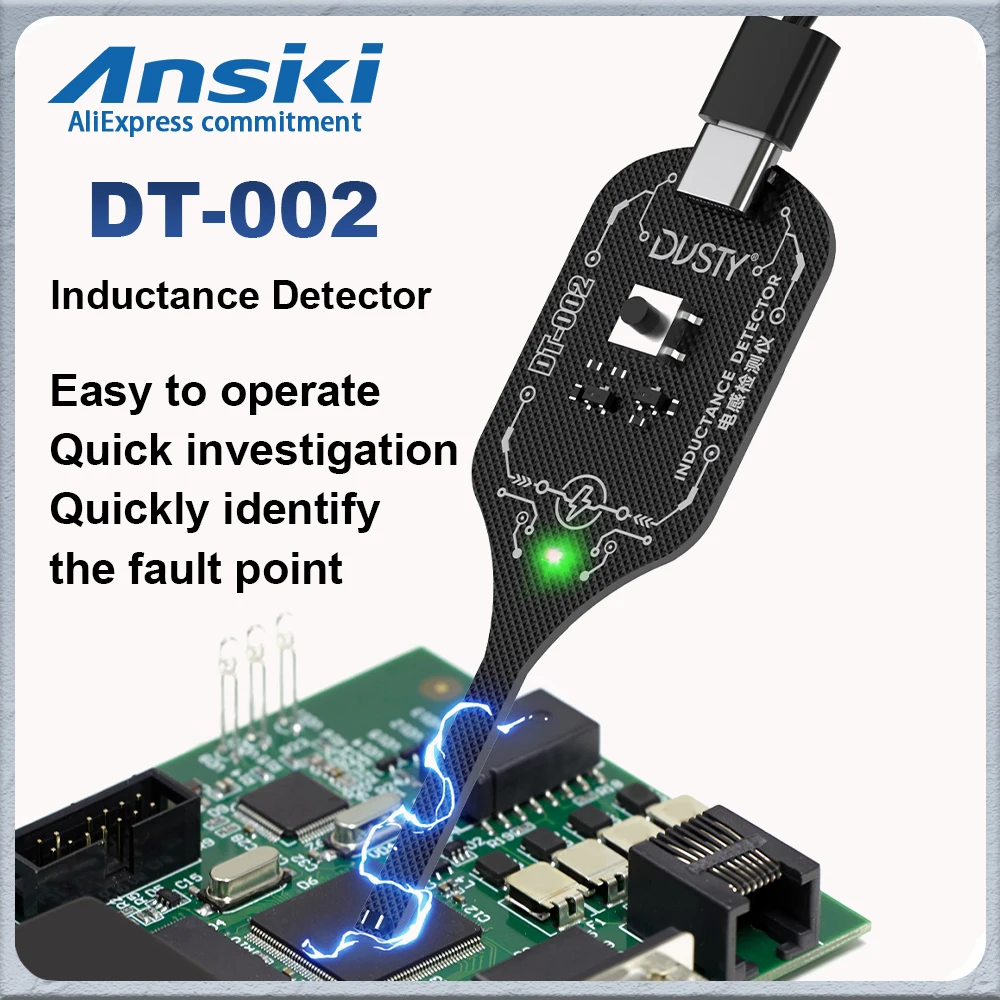DT-002 Inductance Detector Motherboard Electromagnetic Induction for fault detection of mobile phone circuit boards
DT-002 Inductance Detector Motherboard Electromagnetic Induction for fault detection of mobile phone circuit boards