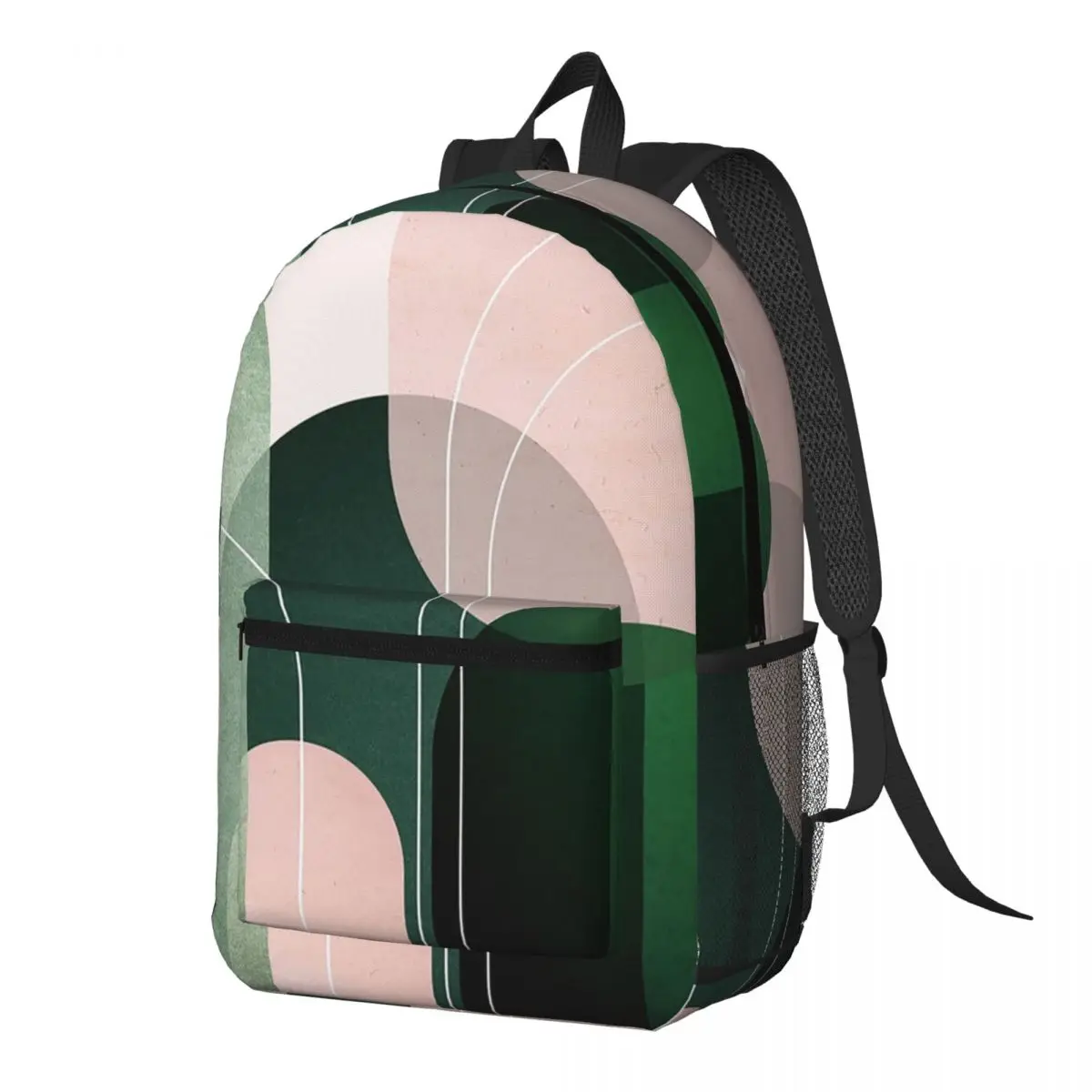 Mid Century Arches In Pink And Green Backpack Daypack Large Capacity Children BookBag School Bag Shoulder Bags for Men Women
Mid Century Arches In Pink And Green Backpack Daypack Large Capacity Children BookBag School Bag Shoulder Bags for Men Women