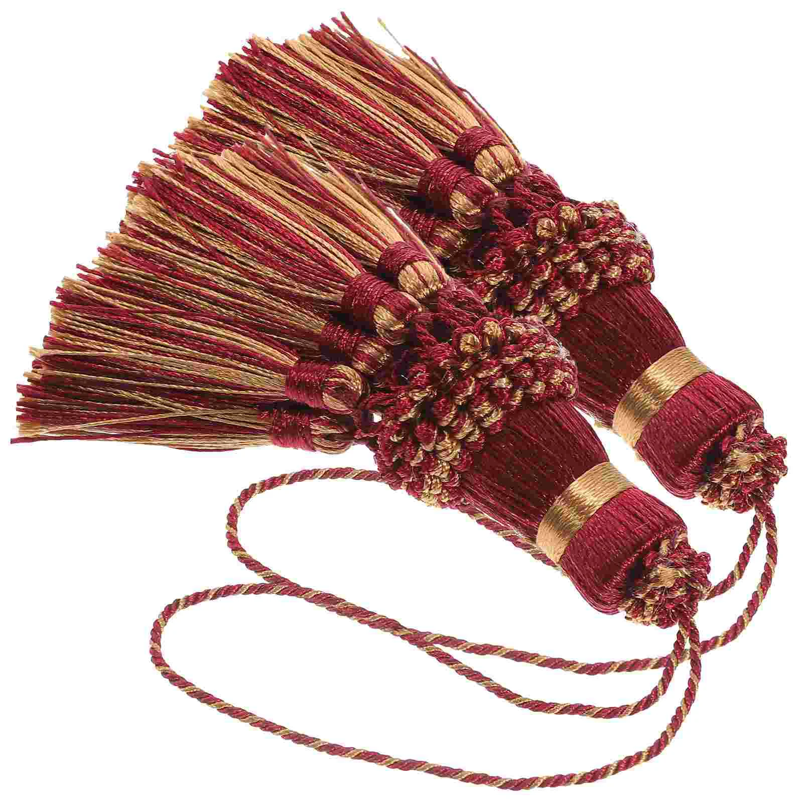 2 Pcs Curtain Accessories Tassels Crafts Trim Decor Interior Car DIY Pendant Keychain Bulk Polyester
2 Pcs Curtain Accessories Tassels Crafts Trim Decor Interior Car DIY Pendant Keychain Bulk Polyester