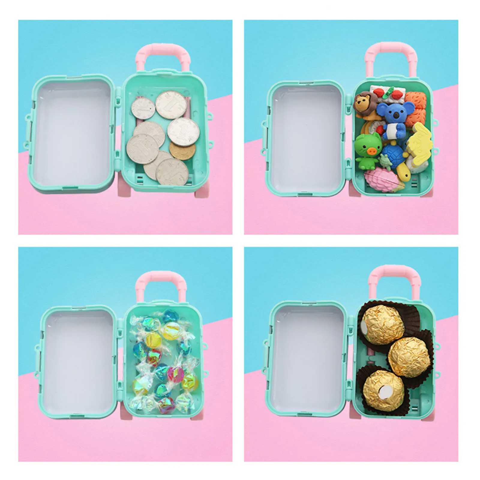 3 Pcs Suitcase Kids Shopping Cart Trolley Toy Simulation Model Toys Mini Luggage
3 Pcs Suitcase Kids Shopping Cart Trolley Toy Simulation Model Toys Mini Luggage