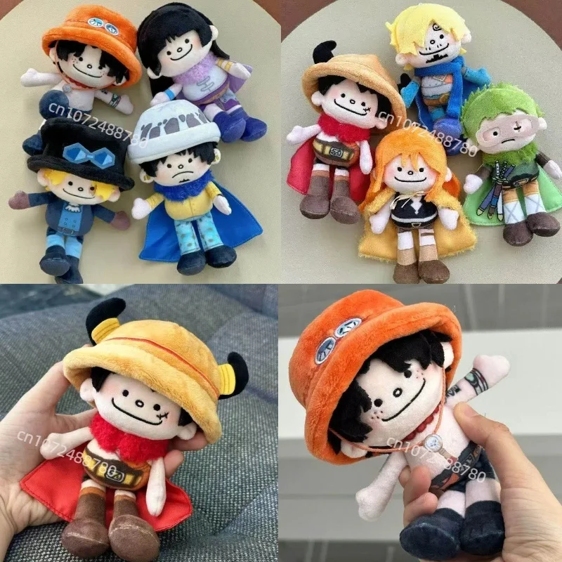Bandai 15cm Anime One Piece Luffy Plush Doll Cute Zoro Robin Sabo Stuffed Doll Toy Anime Peripherals Toy Birthday Christmas Gift
Bandai 15cm Anime One Piece Luffy Plush Doll Cute Zoro Robin Sabo Stuffed Doll Toy Anime Peripherals Toy Birthday Christmas Gift