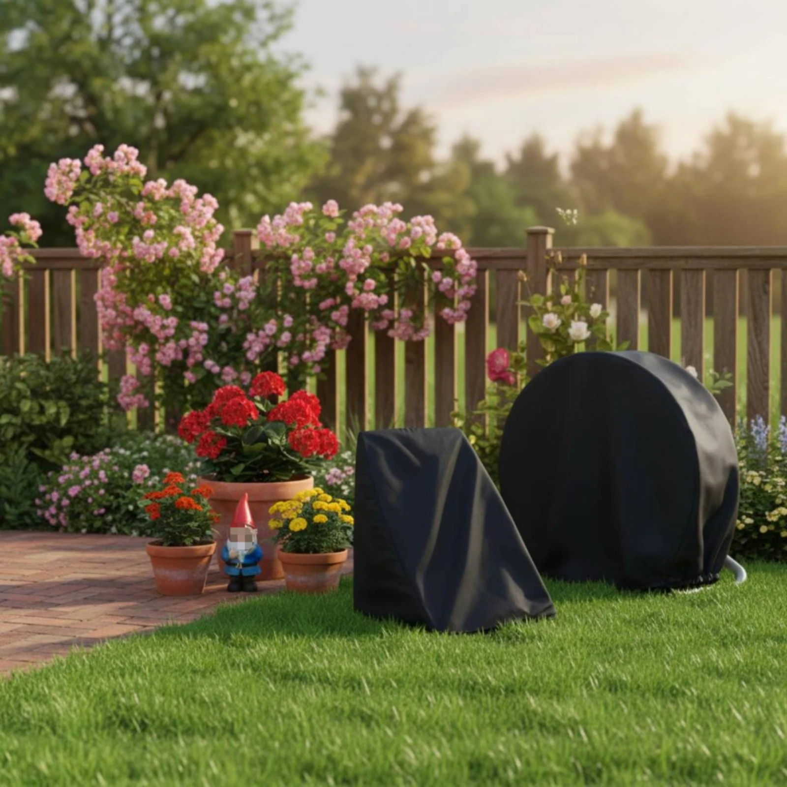 Waterproof Hose Reel Cover Dustproof Sunproof Hose Reel Cover 190T Polyester Taffeta Weather Resistant for Garden, Terrace
Waterproof Hose Reel Cover Dustproof Sunproof Hose Reel Cover 190T Polyester Taffeta Weather Resistant for Garden, Terrace