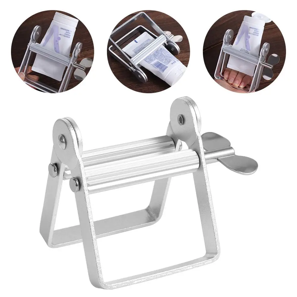 Rolling Toothpaste Squeezer Aluminum Tightener Tooth Paste Dispenser Silver Squeezing Tool Cosmetic Paint Extruder Hand Cream
Rolling Toothpaste Squeezer Aluminum Tightener Tooth Paste Dispenser Silver Squeezing Tool Cosmetic Paint Extruder Hand Cream