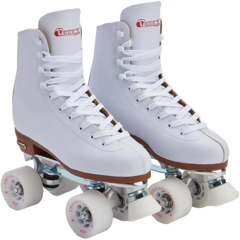 Chicago Quad Roller Skates or Women & Men – Durable, Top Perormance Indoor/Outdoor Use or Roller Derby - Classic Deluxe Leather
Chicago Quad Roller Skates or Women & Men – Durable, Top Perormance Indoor/Outdoor Use or Roller Derby - Classic Deluxe Leather