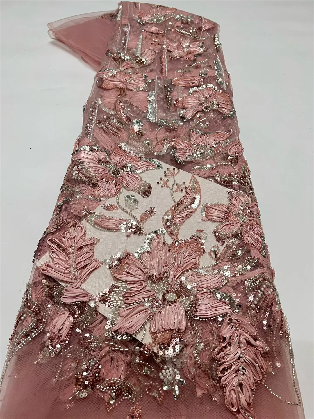 African Groom Beaded Lace Fabric 2026 High Quality Nigerian Sequins Embroidery Lace for Bridal Party Dress Sewing
African Groom Beaded Lace Fabric 2026 High Quality Nigerian Sequins Embroidery Lace for Bridal Party Dress Sewing