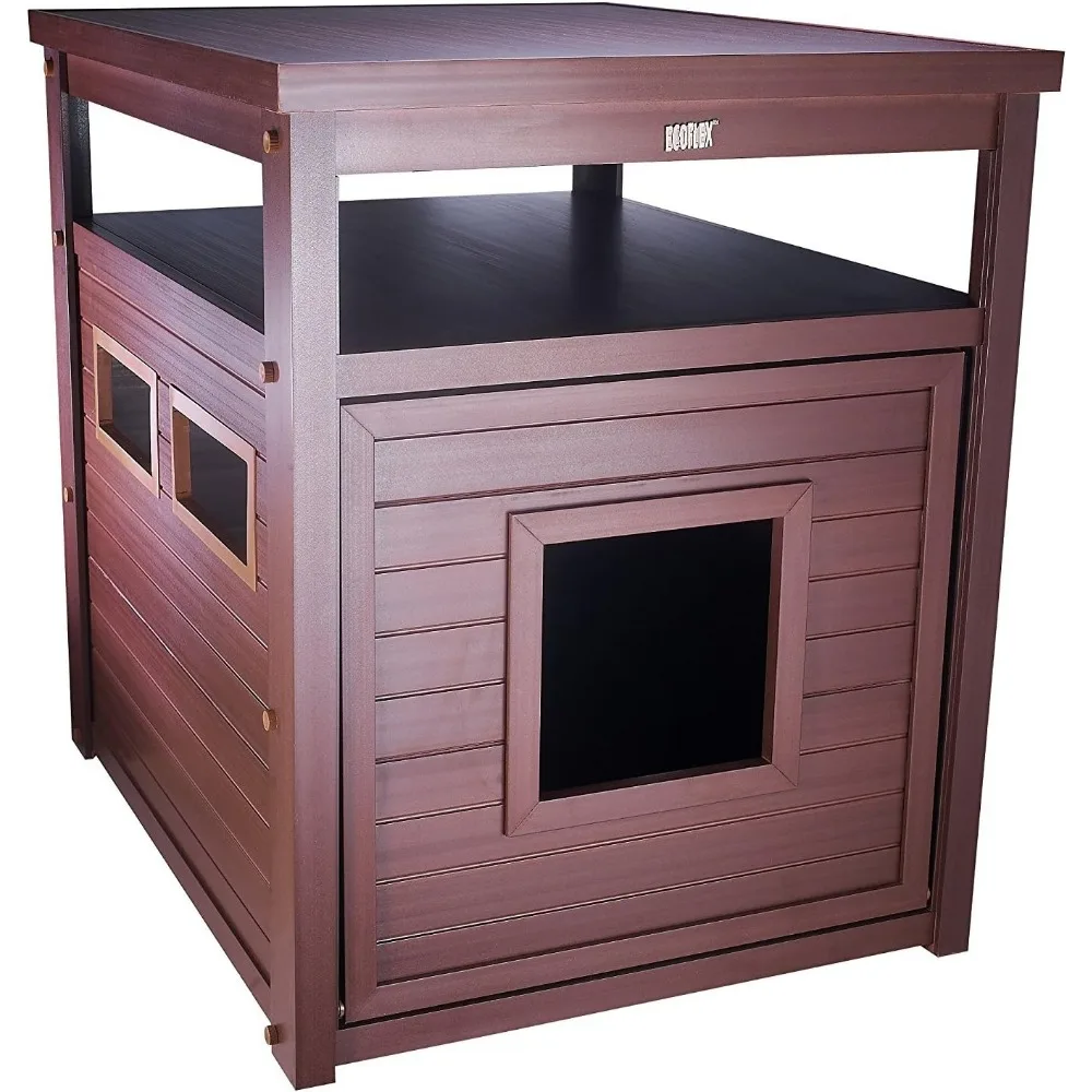 ECOFLEX Jumbo Cat Box Cover and End Table with Litter Box Enclosure and a 10 Year Warranty Hides Unsightly Litter Box made with
ECOFLEX Jumbo Cat Box Cover and End Table with Litter Box Enclosure and a 10 Year Warranty Hides Unsightly Litter Box made with