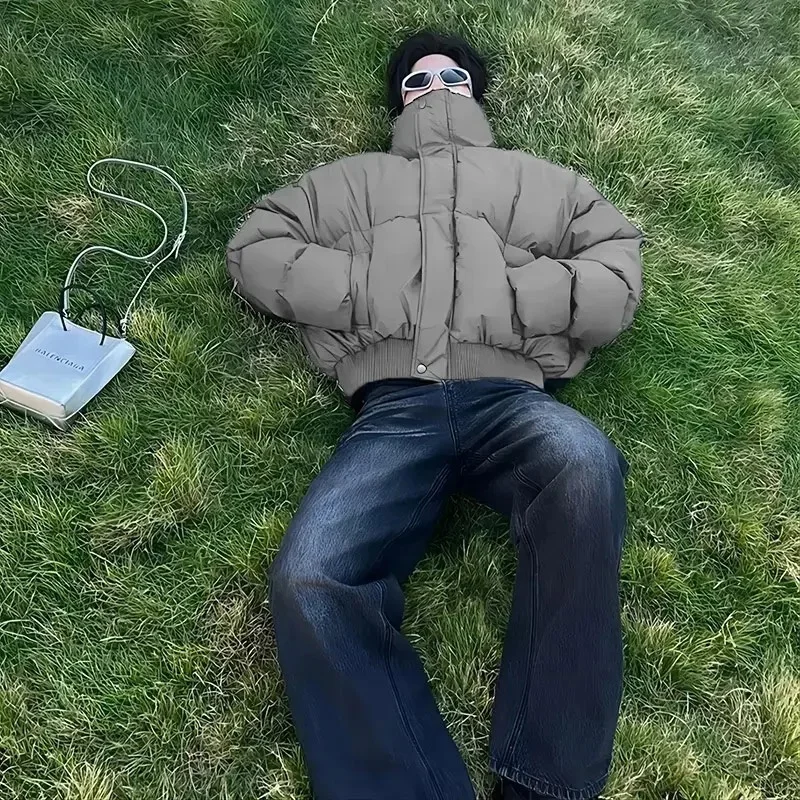 Cleanfit Men's Short down Cotton Jacket Thickened Stand Collar Warmth Bread Style Outerwear Casual Style Regular Fit
Cleanfit Men's Short down Cotton Jacket Thickened Stand Collar Warmth Bread Style Outerwear Casual Style Regular Fit